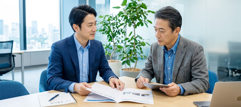 調査員に相談する加盟者